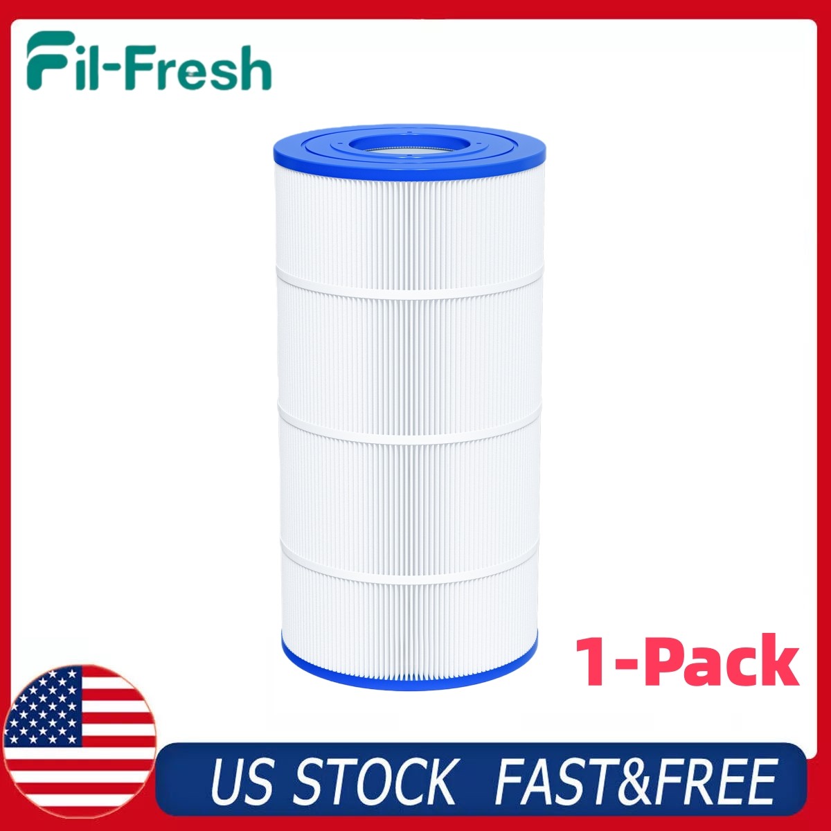 Fil-Fresh Pool Filter Cartridge Replacement PA90 C900 CX900RE, NSF 90 Sq Ft gallery