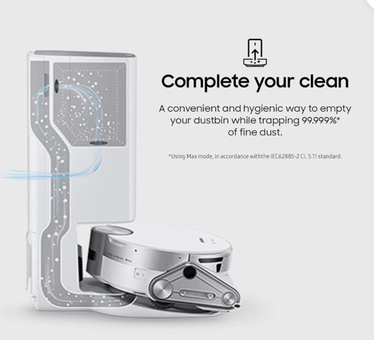 NEW & SEALED -Samsung Jet Bot AI+ Robotic Vacuum Cleaner w/ Object Recognition gallery