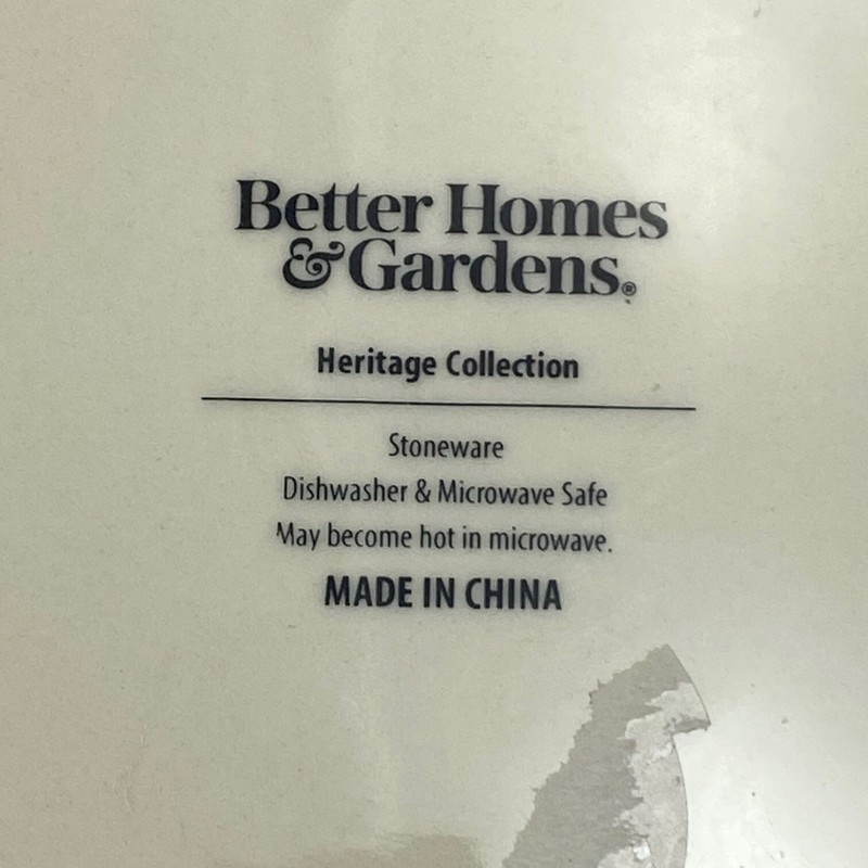 Better Homes Gardens Heritage Winter Forest Salad Plates | 8.75 in | Set of 6 gallery