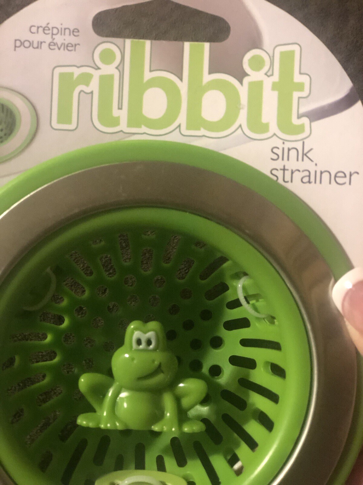 Joie Ribbit Frog Sink Strainer Stainless Steel And ABS Plastic gallery