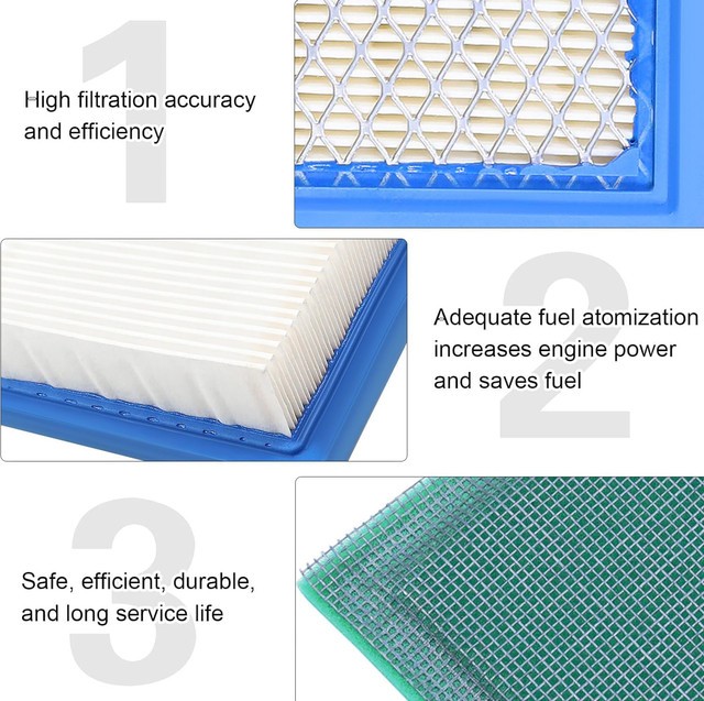 2x Air Filter for Briggs Stratton 799869 792253 4hp 5hp 6hp 7hp small Motor gallery