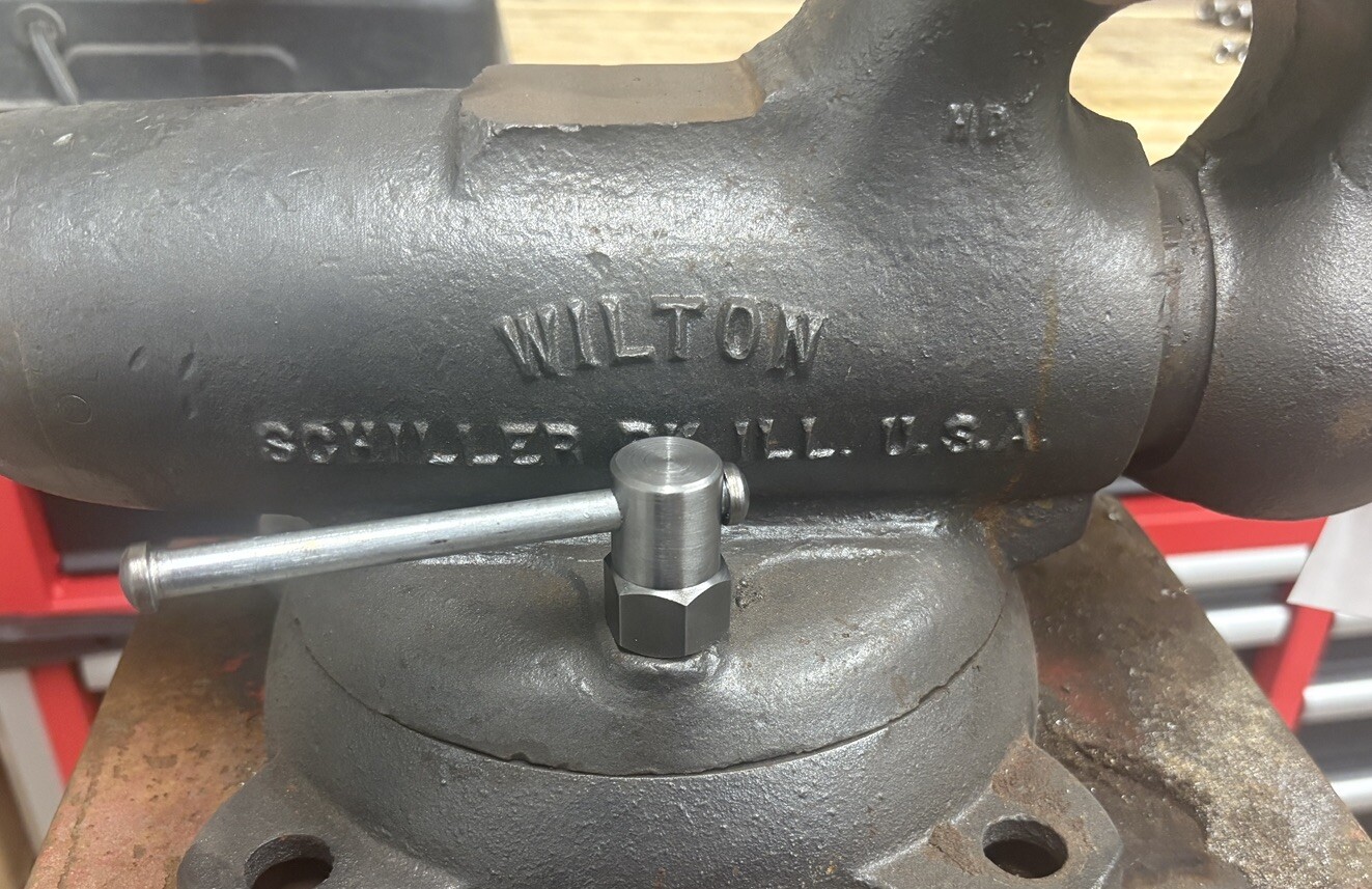 Swivel Base Vise Handles, 1/2-13 Thread 7/8" Hex for Wilton 9400, 9450 etc. gallery