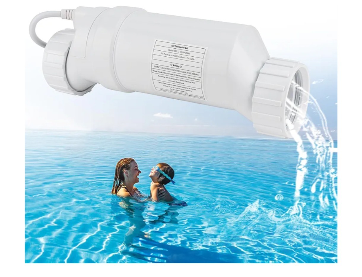 Salt Chlorinator Generator Cell-15 Up To 40000 Gallons 15 Ft Cable gallery