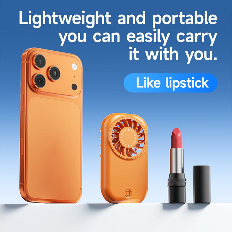 1200Mah Handheld Mini Fan Powerful Small Personal Portable Speed Adjustable USB gallery