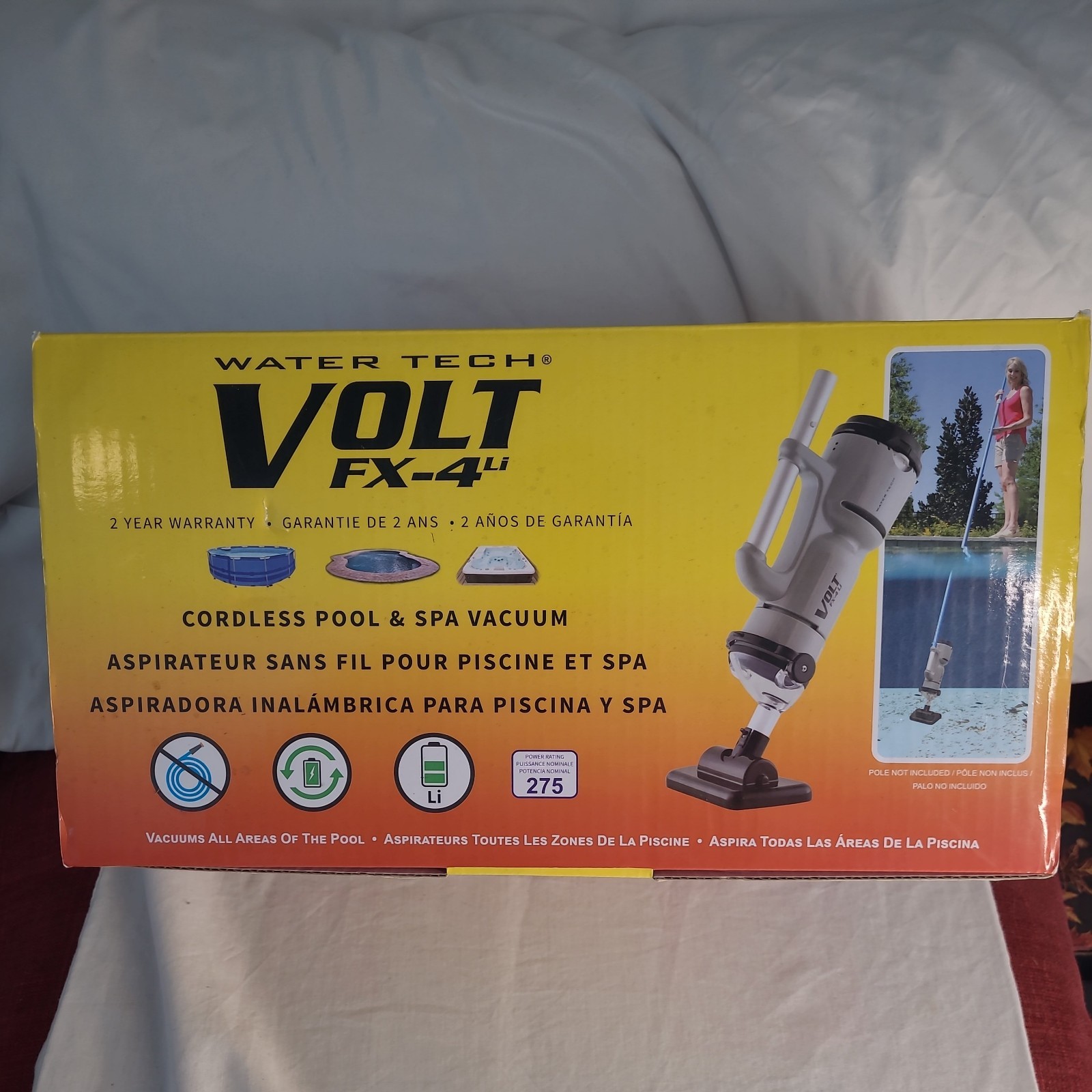 Volt FX-4LI Cordless Pool Spa Vacuum Rechargeable Handheld Cleaner for Swimming gallery