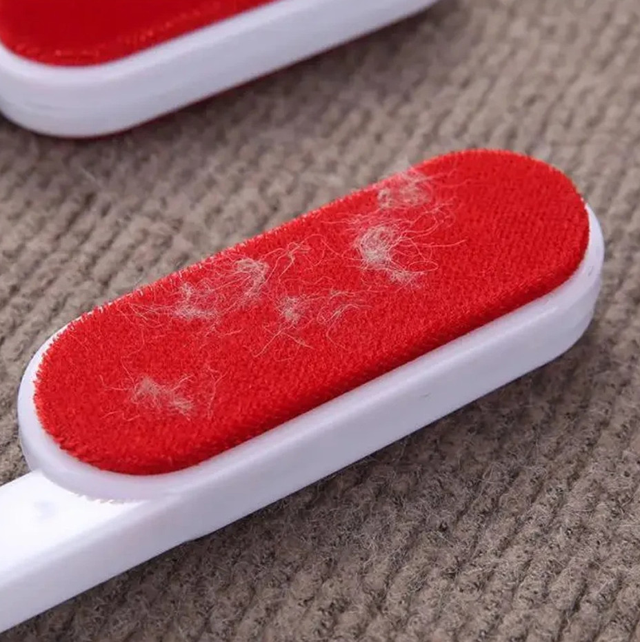 Self-Cleaning Two-Sided Lint Remover Brush for Pet Hair Sofa Carpet Clothes gallery