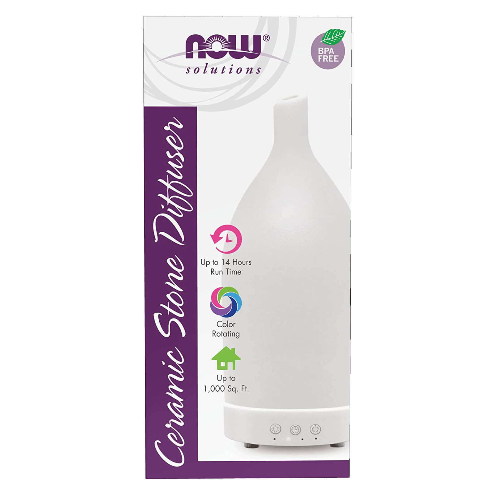 NOW Solutions Ultrasonic Ceramic Stone Diffuser EASY TO CLEAN, Quiet gallery