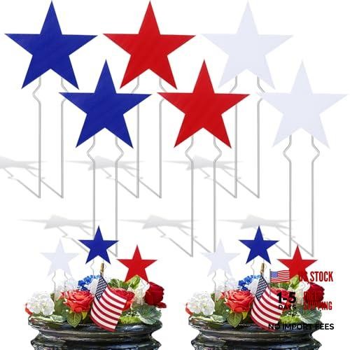 6 Pcs Independence Day Garden Stakes Patriotic Yard Decor 250th Anniversary gallery