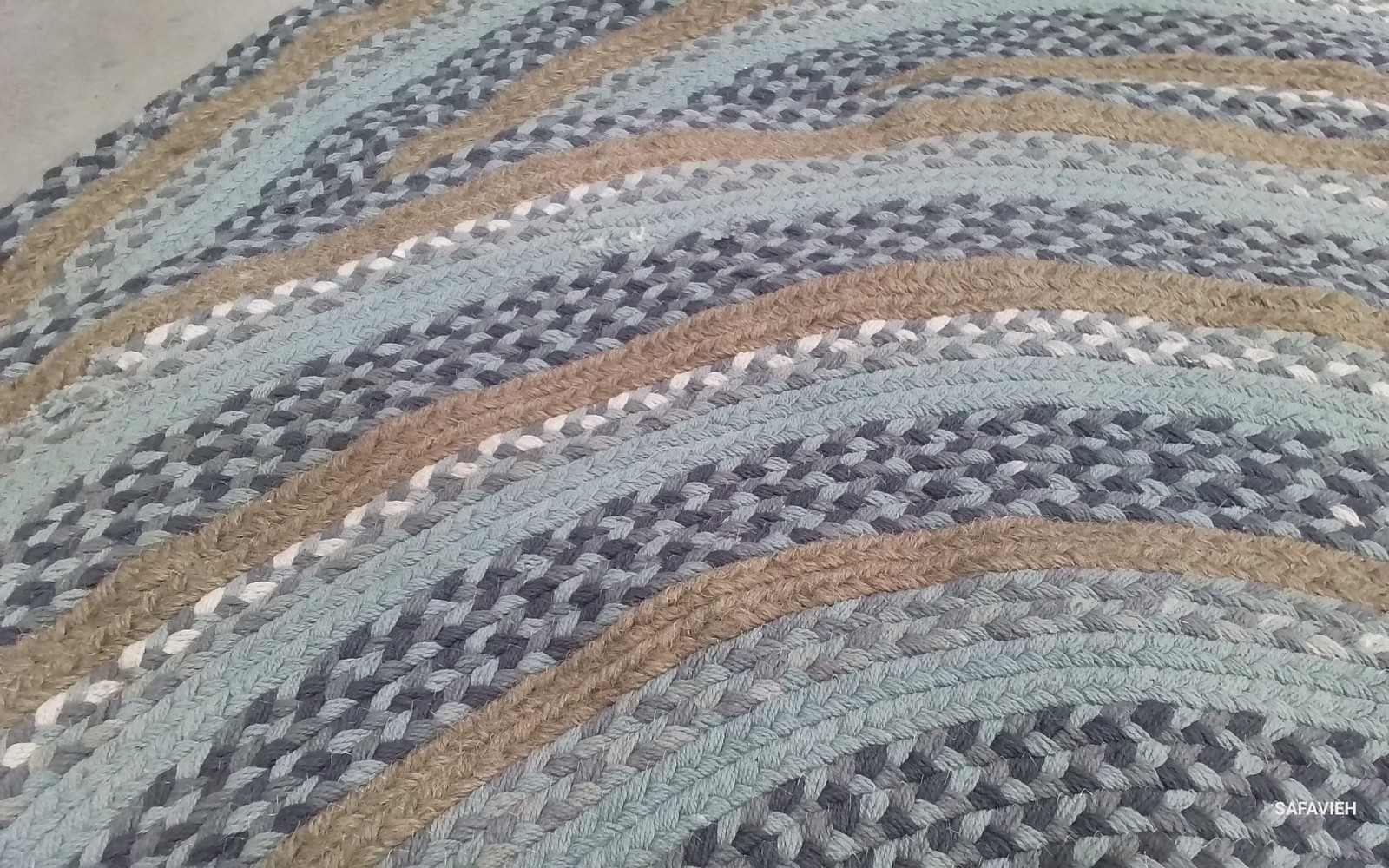 BLUE / GREY 4'-0" x 6'-0" Broken Thread Rug Reduced Price 1172799821 BRD257M-4OV gallery
