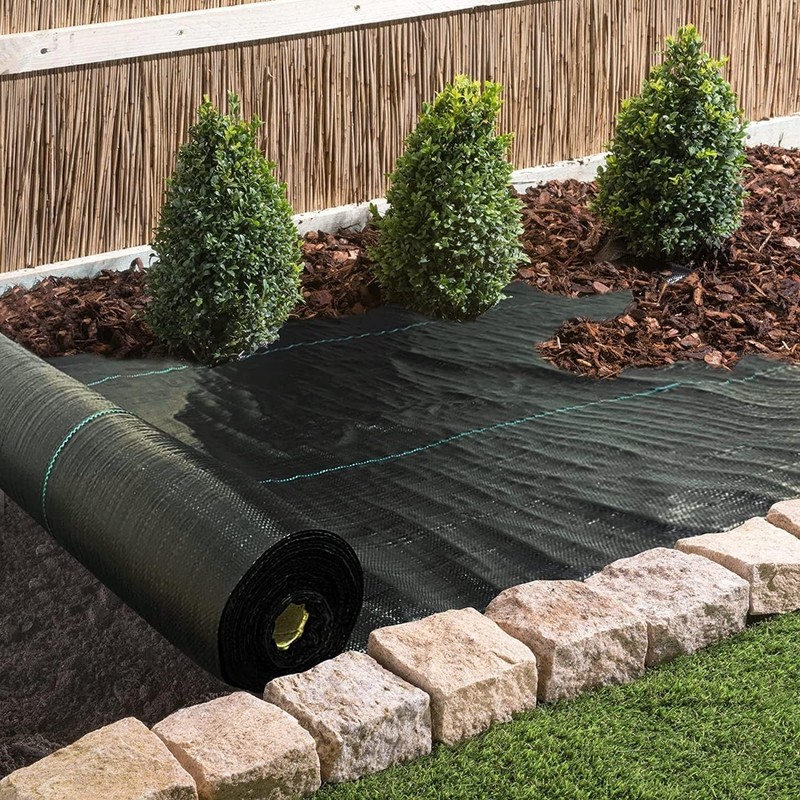 Durable 4FTx100FT Weed Block Fabric - Effortless Installation & Long-Lasting Use gallery