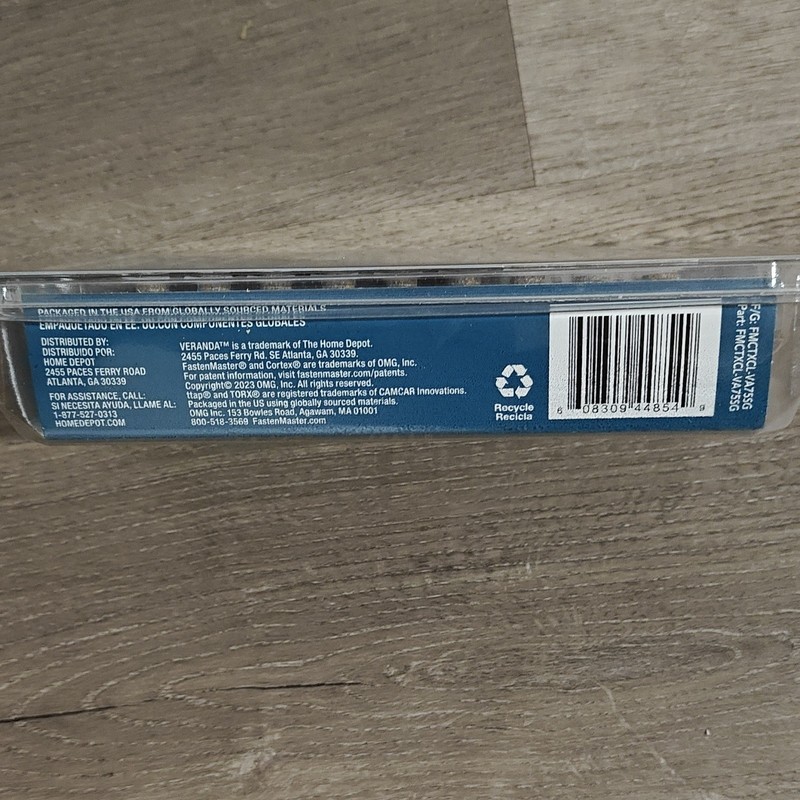 Veranda Cortex Hidden Fastening Deck Screws Steel Torx 2-1/2 in 75 Pack gallery
