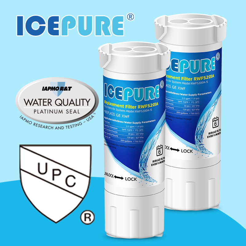 ICEPURE Compatible With GE® XWF GFE24J,PSE25K, GYE18J,PSS28K Water Filter 2 PACK gallery