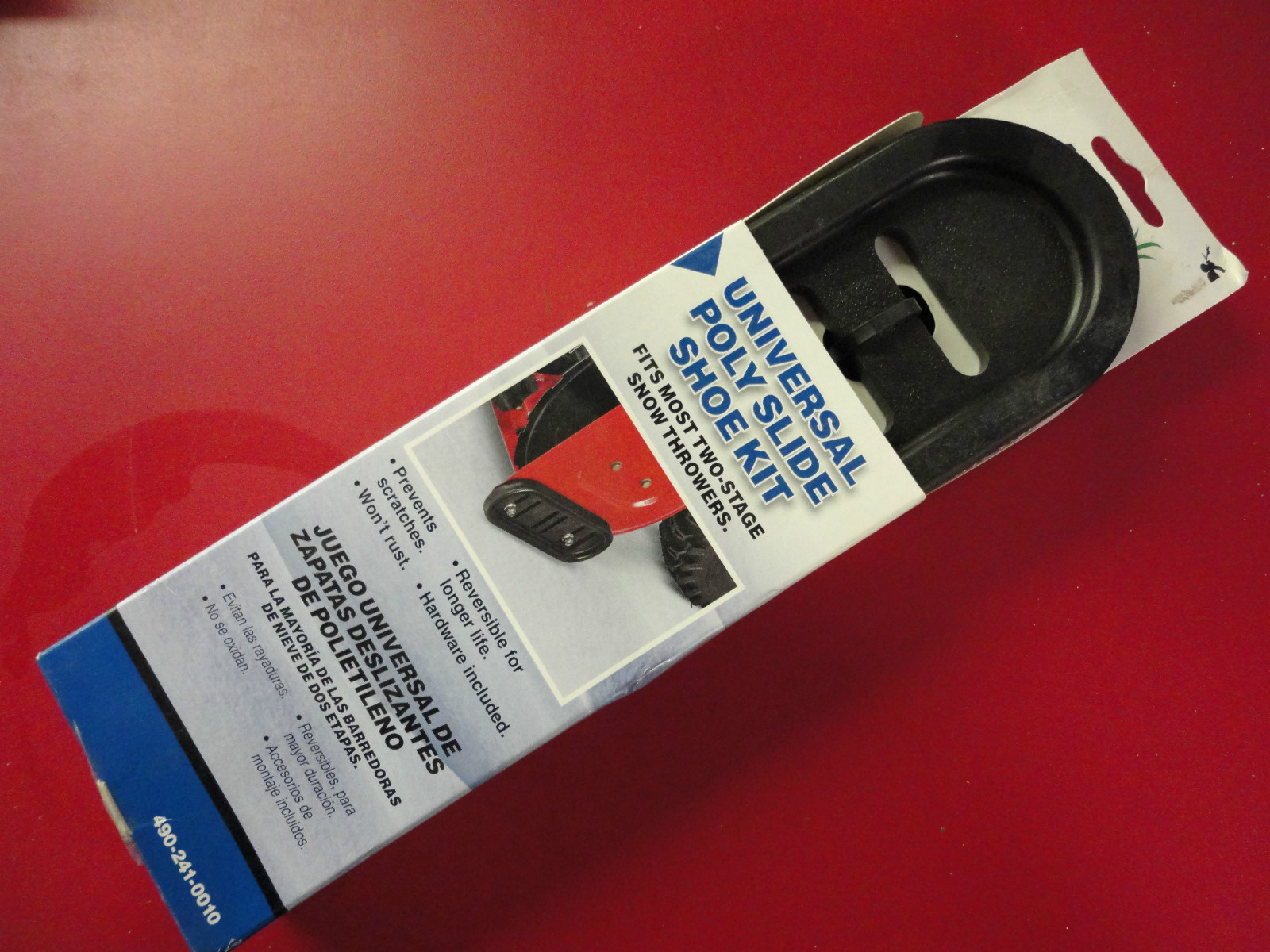 Arnold Genuine 490-241-0010 Universal Poly Skid Shoe set of two reversible gallery