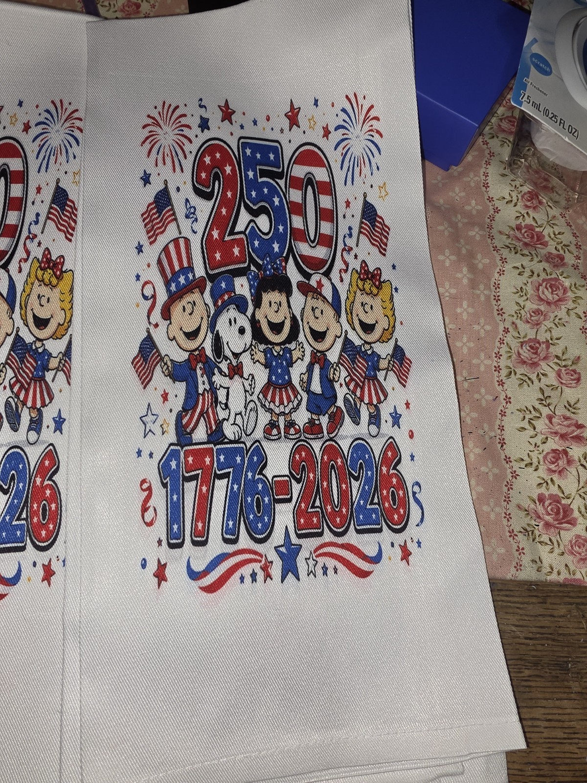 USA 250th Anniversary Kitchen Towels – 1776‑2026 Patriotic Peanuts‑Style gallery
