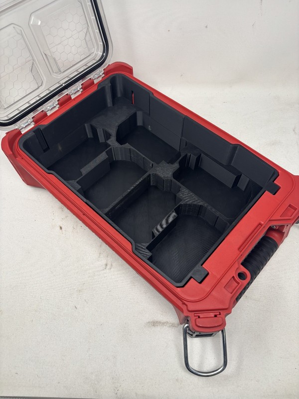 Fits Milwaukee Packout Deep Storage Tray INSERT for M18 Batteries gallery
