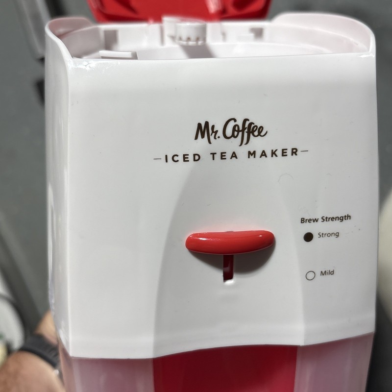 Mr. Coffee Fresh Tea Iced Tea Maker TM75RS 3 Quart Red Open Box - Tea Maker ONLY gallery