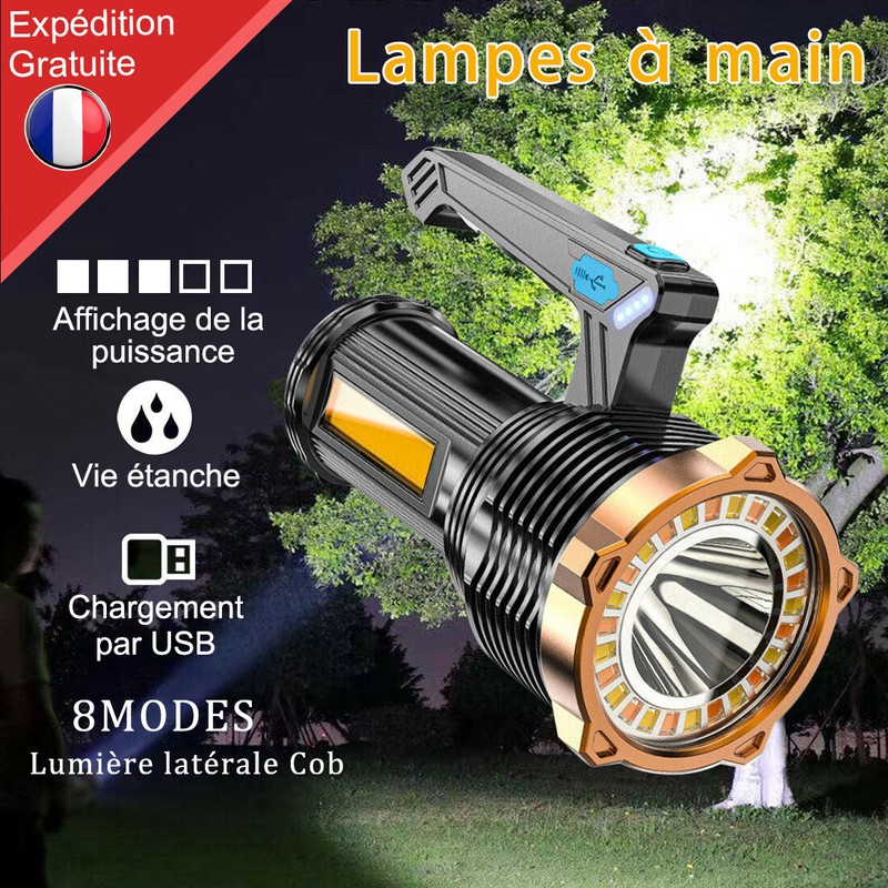 Most Powerful 99000000LM LED Flashlight Super Bright Torch USB Rechargeable Lamp gallery