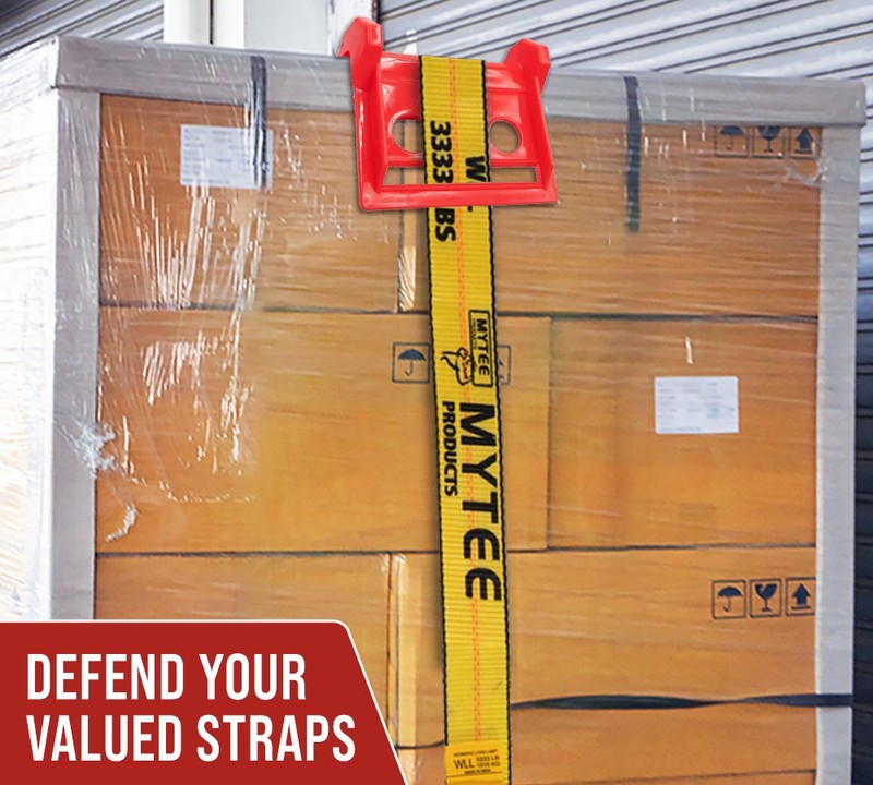 40Pc Red 4"x6" Flatbed Edge Protectors w/ Carrying Case Strap Corner Protectors gallery