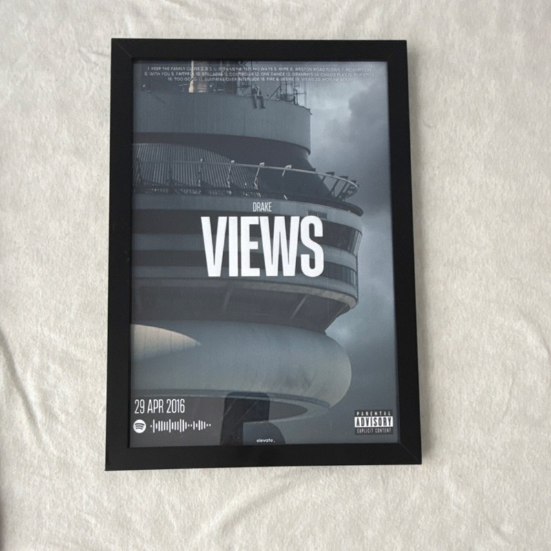 3 Black 12x16 Rear-Loading Poster Frames (Mbappe, Drake-views,Porsche 911 GT3RS) gallery