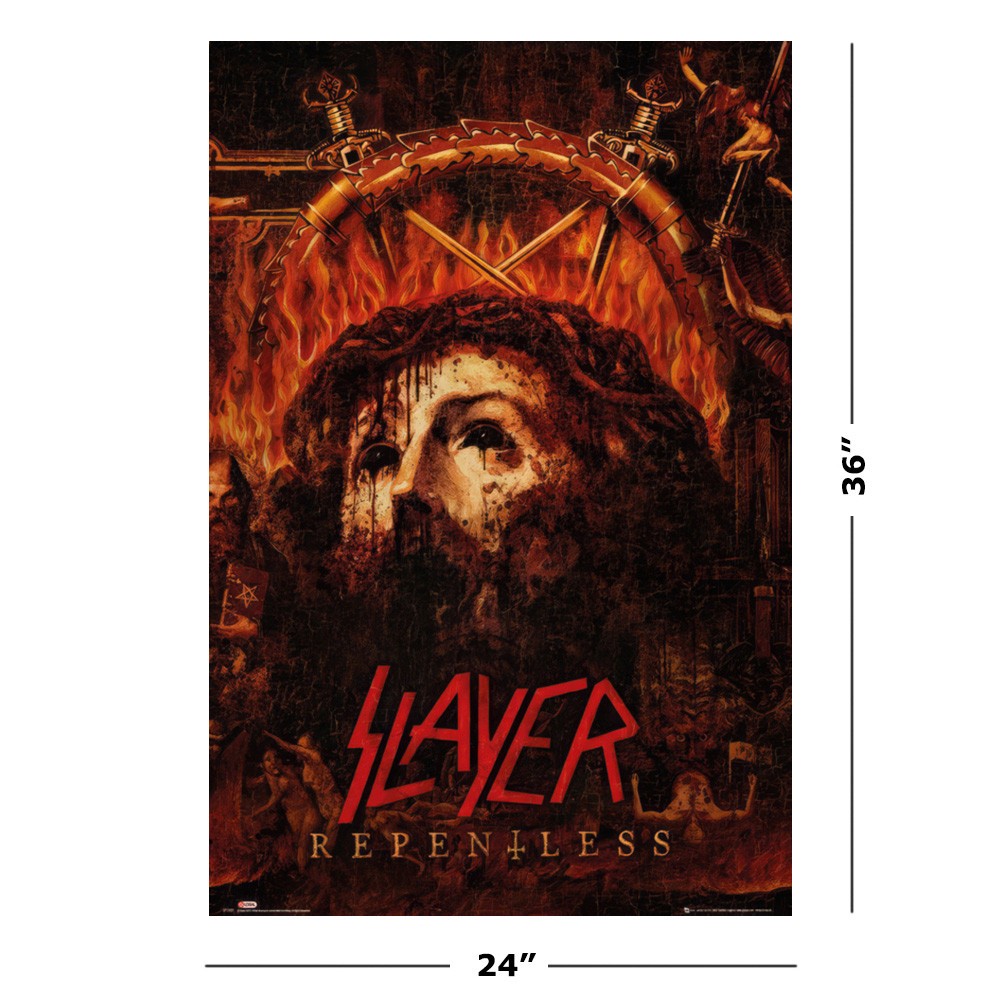 Slayer - 2 Piece Music Poster Set (Skullgram & Repentless) (Size: 24 x 36" each) gallery