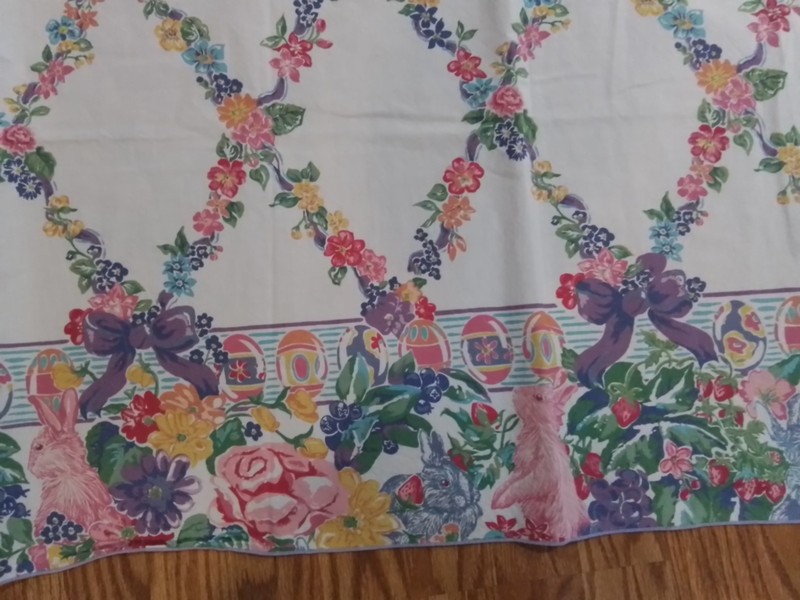Easter Theme Tablecloth Rectangle 67" x 50 1/2" gallery