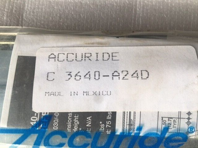 Accuride 3640, C3640-A24D, 24" Full Extension, 200 lb Heavy Duty Slides - 1 Pair gallery