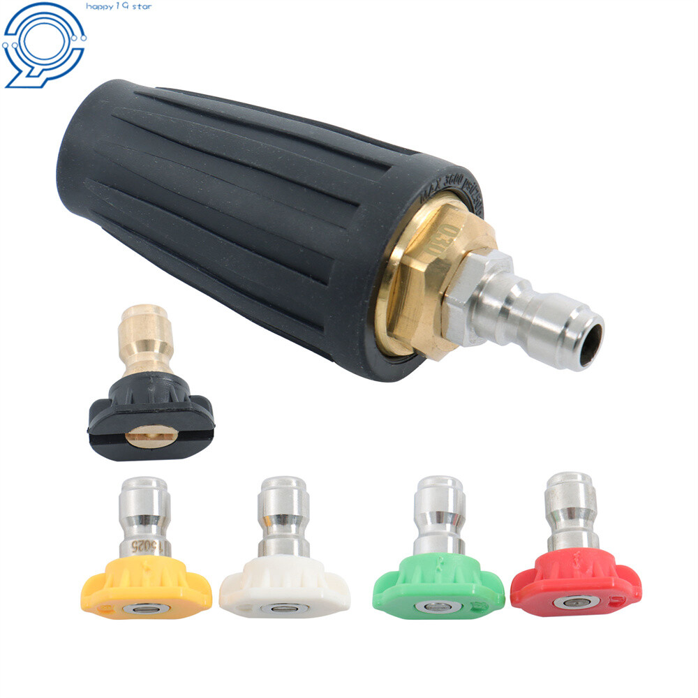 Pressure Washer Tips Turbo Nozzle 3600 PSI 4.0GPM with 1/4" Quick Connector gallery