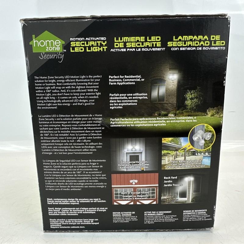 Home Zone Security Light Motion Activated LED 2500 Lumens 180° Detection 962680 gallery