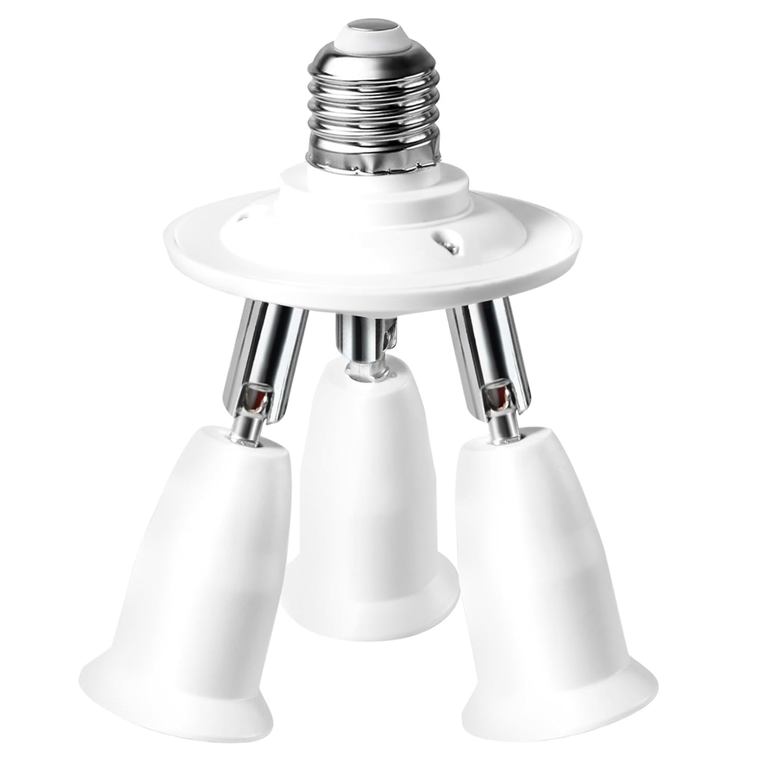 From 1 to 3 Light Bulbs Socket Splitter, Turnable Directions, 120V/240V 180W gallery