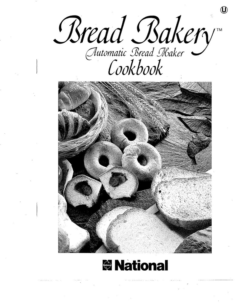National Bread Machine Manual SDBT2N SDBT6N SDBT51N SDBT55N SDBT56N
