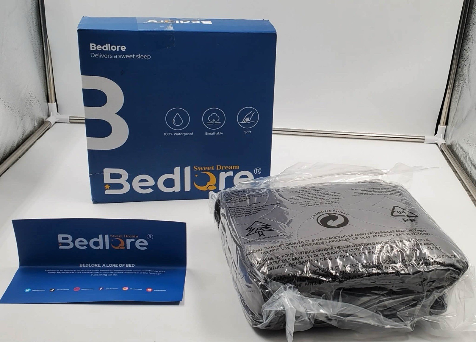 BEDLORE Waterproof Mattress Protector, Queen Size Mattress Pad Noiseless with De gallery
