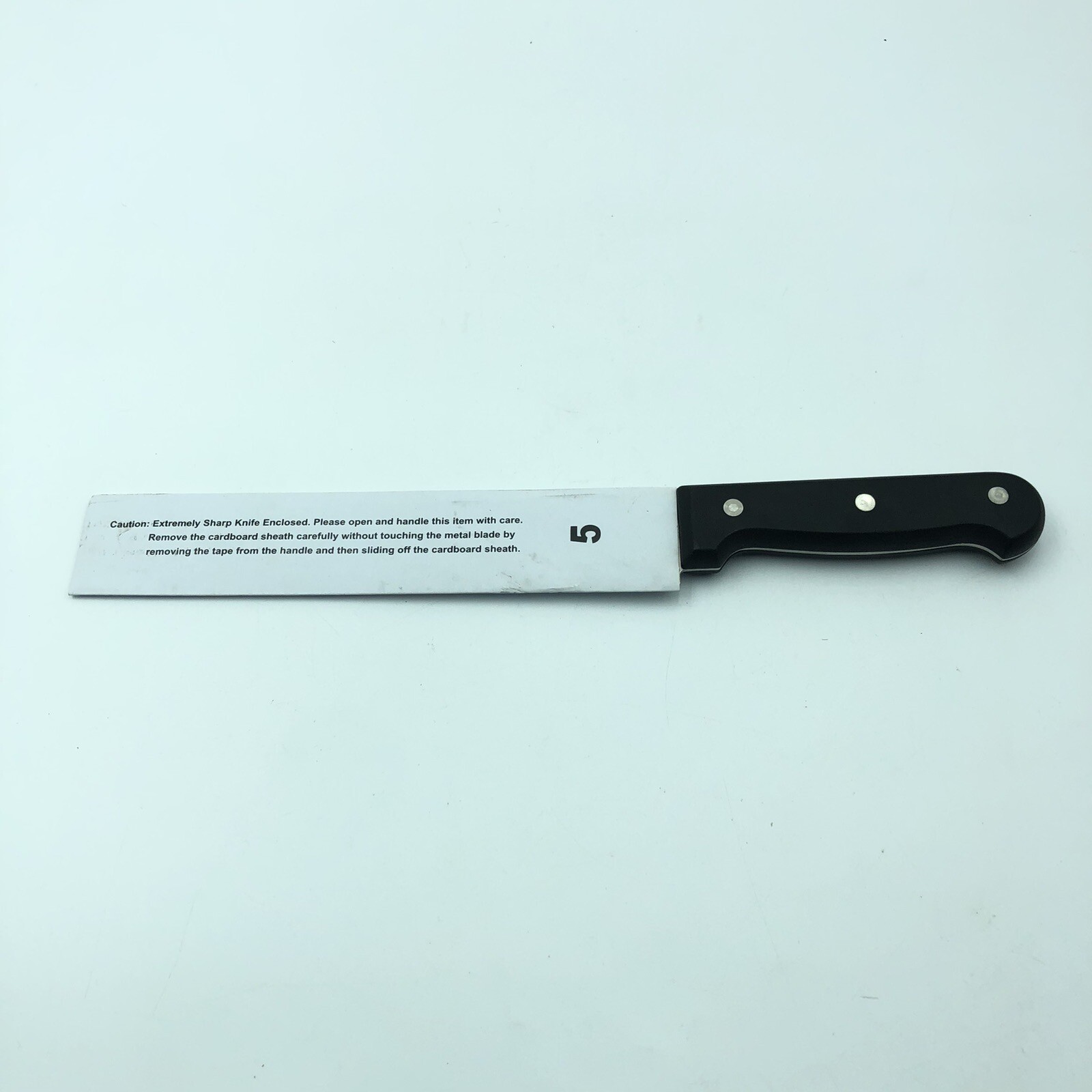 NEW Ronco Showtime Six Star #5 CHEF Kitchen Knife Stainless Steel Full Tang gallery