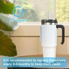 8 Pack Replacement Straws for Stanley 30 40 Oz Adventure Quencher Travel Tumbler gallery
