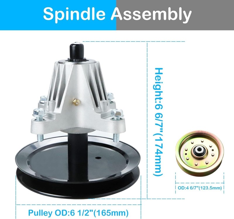 Complete 46" Mower Spindle and Idler Kit for Cub Cadet - Durable Parts Included gallery