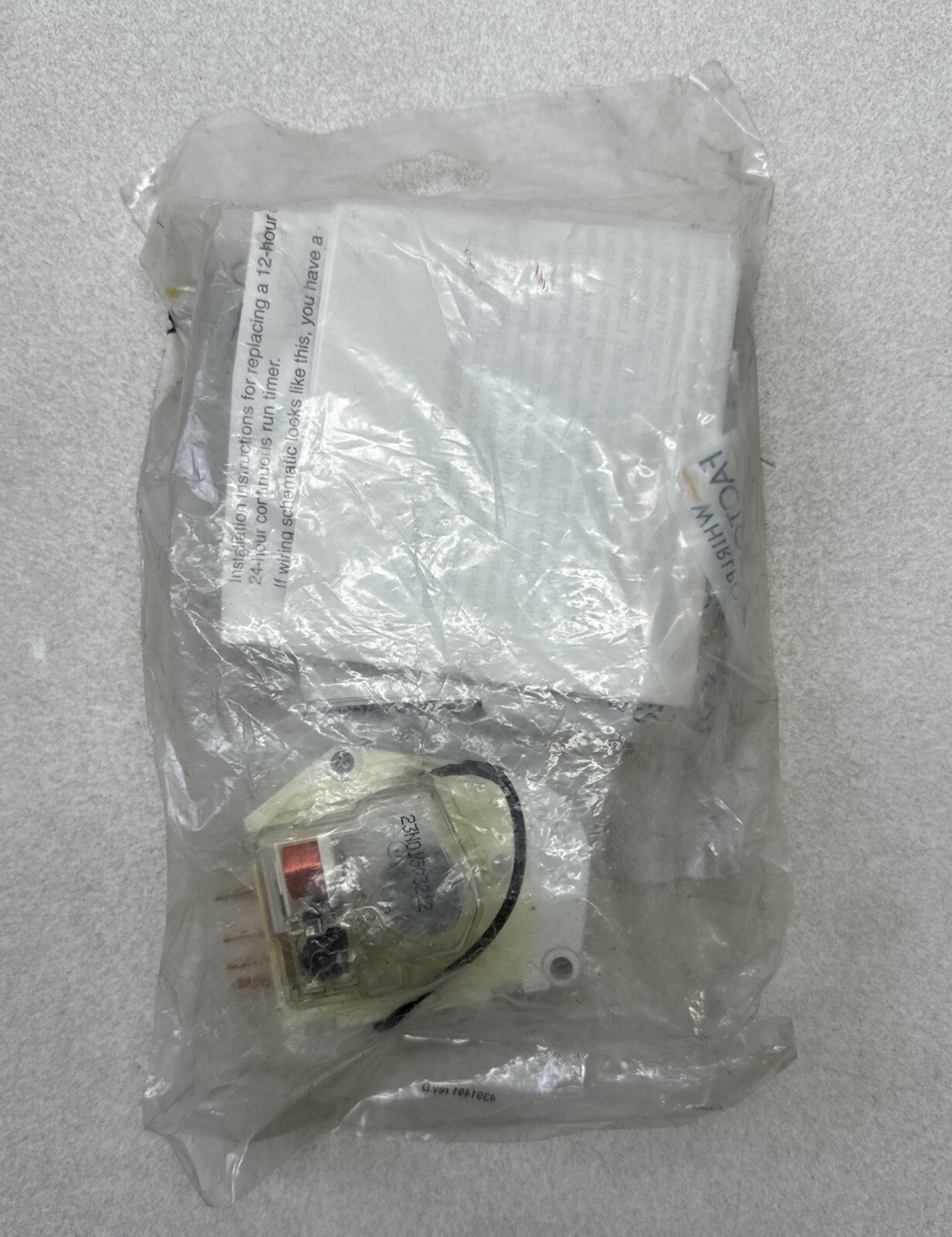 OEM Whirlpool W10822278 Refrigerator Defrost Timer Replacement gallery