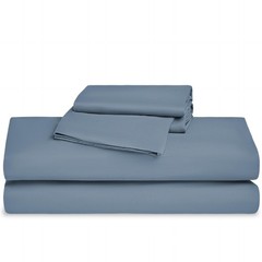 4 Pieces Bed Sheets and Pillowcase Sets, Deep Pocket with Fitted Sheet, Flat …