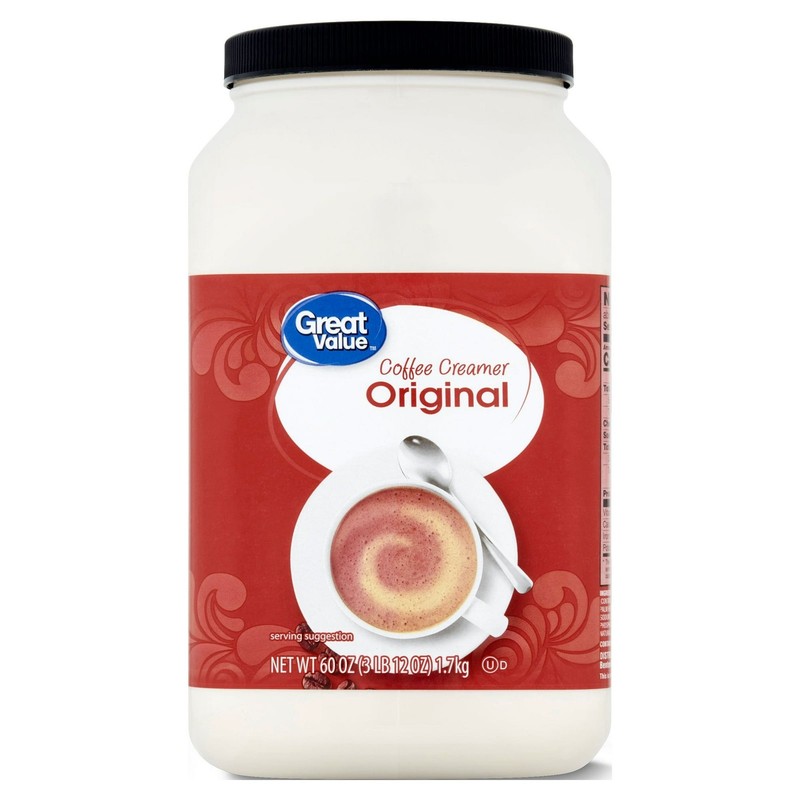 (2 pack ) Great Value Original Value Size Coffee Creamer, 60 oz Free Shipping gallery