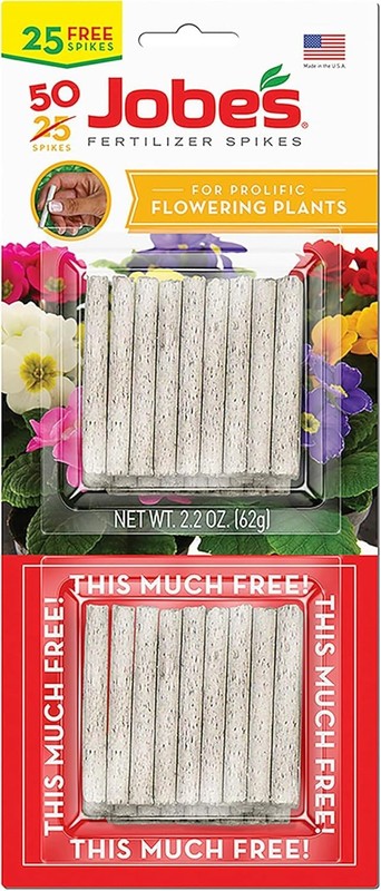 Slow Release 50 Count Fertilizer Spikes for Flowering Plants - Easy Plant Care gallery
