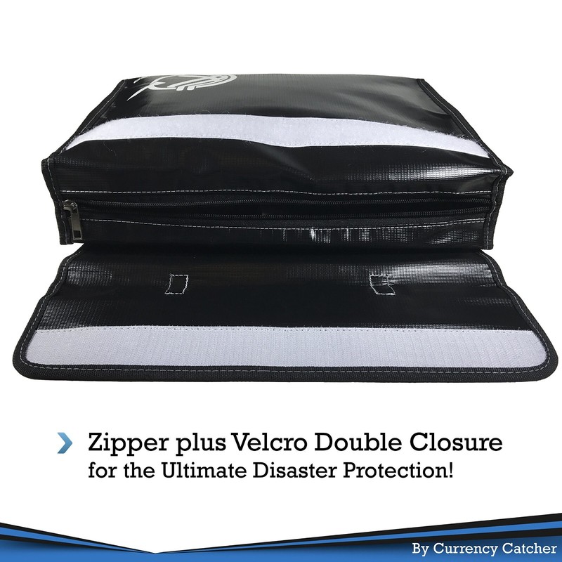 Fireproof Bag - Large 15x11x3in Fire Proof Bag Protect Documents, Money, Jewelry gallery