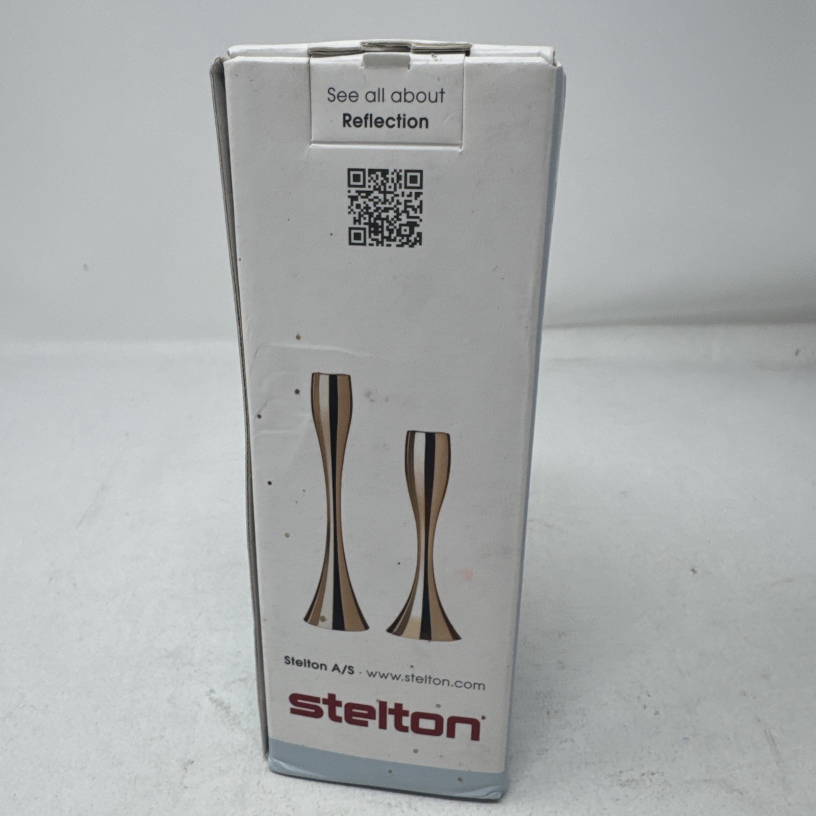 NEW Stelton Copper Reflection Candlestick 17cm gallery