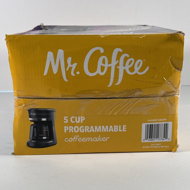 Mr. Coffee 5-Cup Programmable Coffee Maker Black: Drip Coffee Machine, Electric gallery