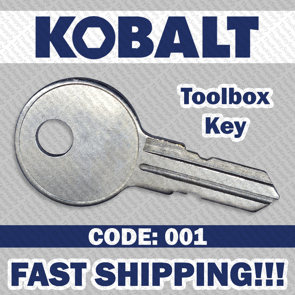 Kobalt Toolbox Replacement Key Cut to Code 001 gallery