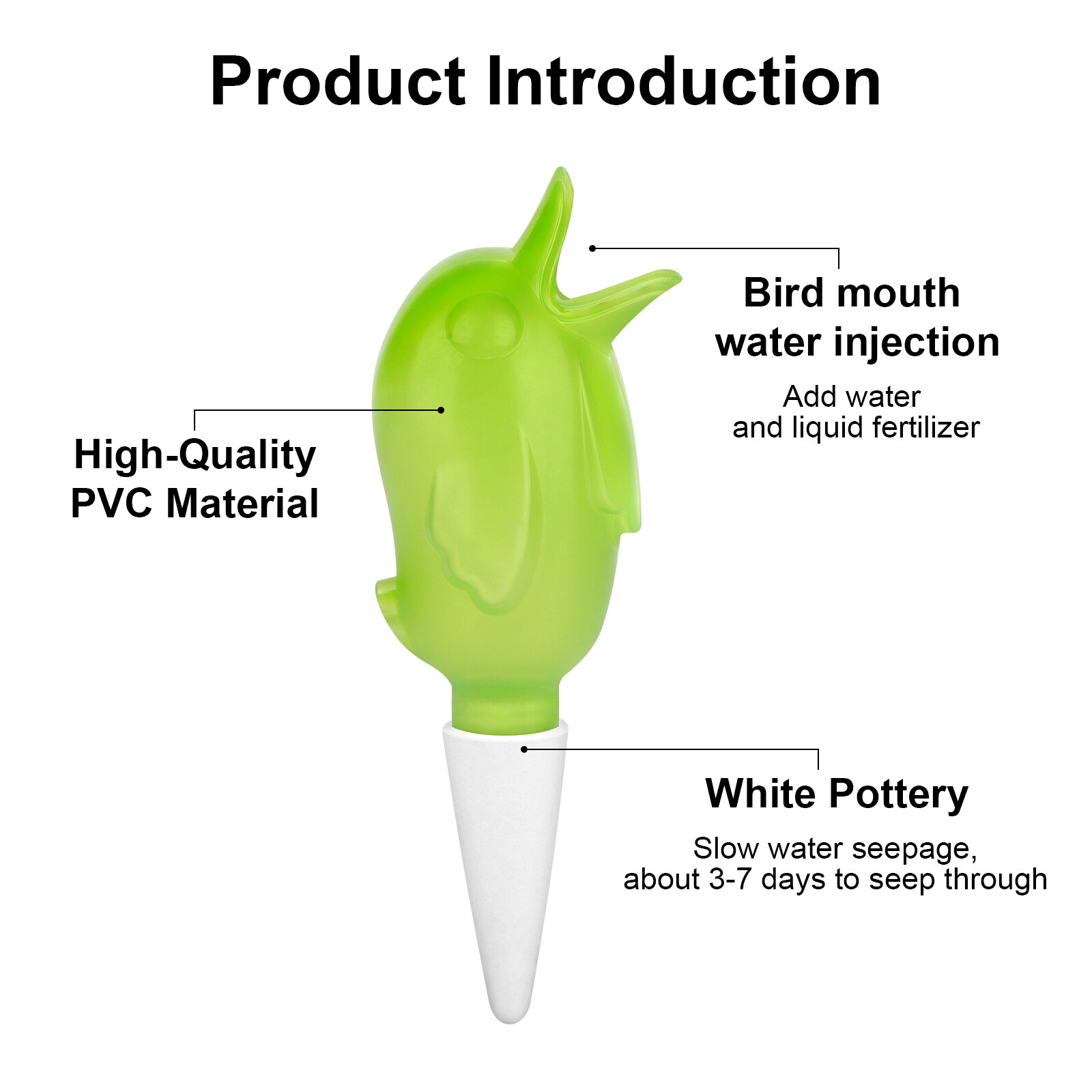6pcs Plant Waterer Garden Self Automatic Watering Spikes Devices gallery