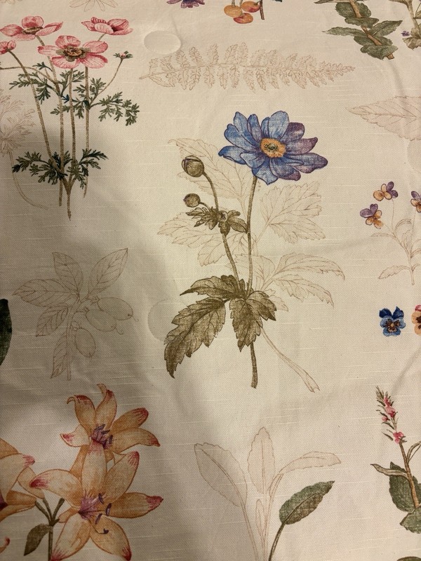 Vintage Waverly Second Spring Botanical Twin Comforter & 1 Sham Reversible gallery