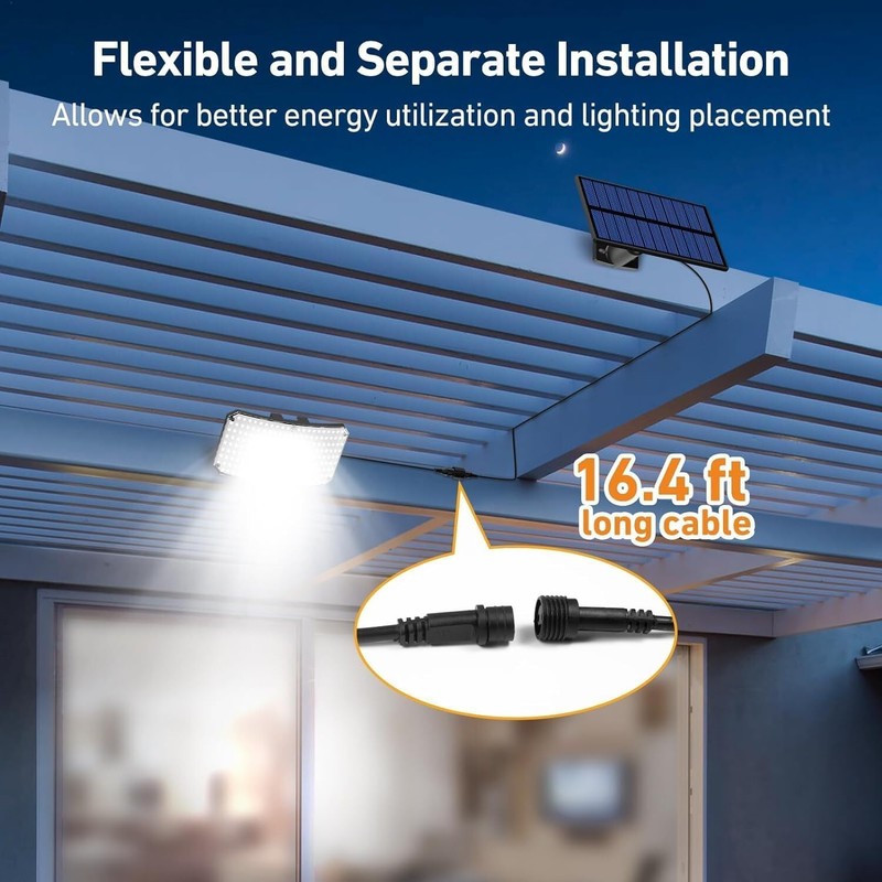 Solar Panel Powered 30W LED Lights Bulb Light Tent Lamp Yard Camping Out/Indoor gallery