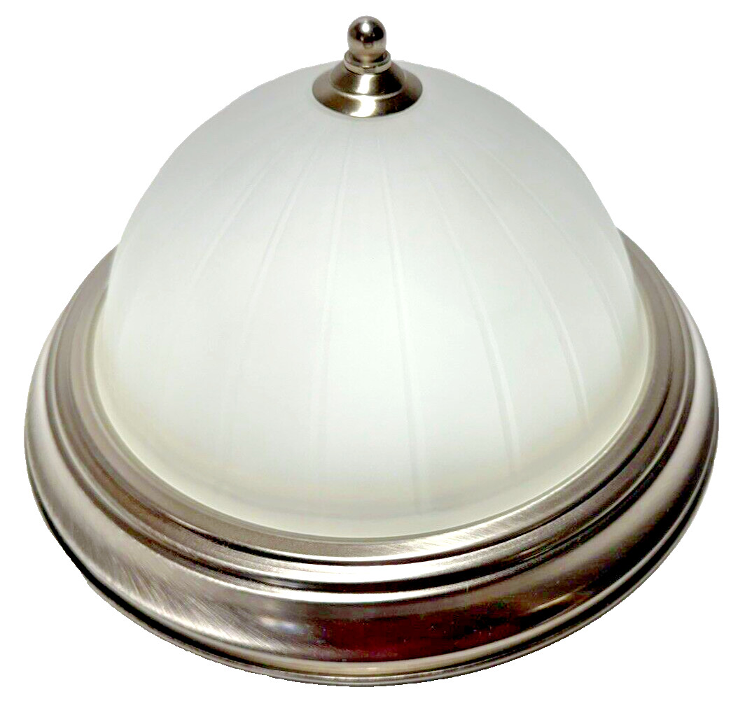 Progress lighting 2-Bulb Ceiling Fixture Model 3817-09 Brushed Nickel Finish gallery