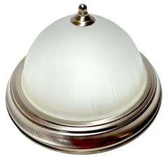 Progress lighting 2-Bulb Ceiling Fixture Model 3817-09 Brushed Nickel Finish