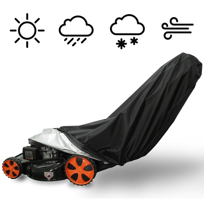 Waterproof Lawn Mower Cover UV Protector Heavy Duty Push Mower Universal Large gallery