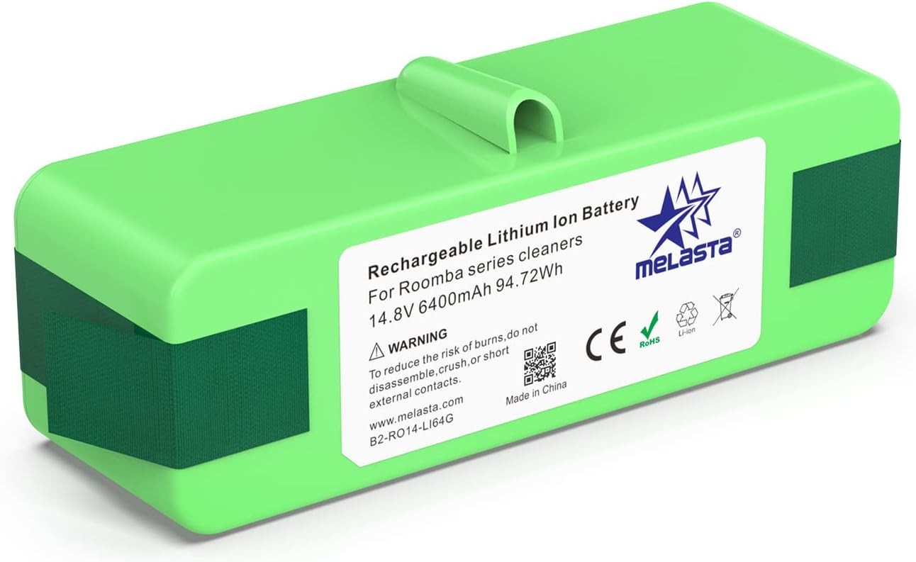 6400mAh Lithium Battery Replacement Compatible with iRobot Roomba 675 655 650 gallery