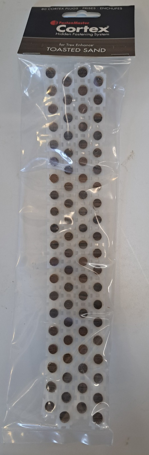 80 TOASTED SAND COLLATED FASTENMASTER CORTEX TREX DECKING PLUGS ® COMPOSITE gallery